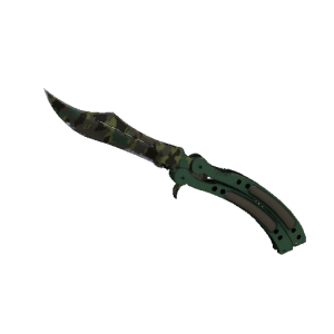 Butterfly Knife | Boreal Forest (Well-Worn)