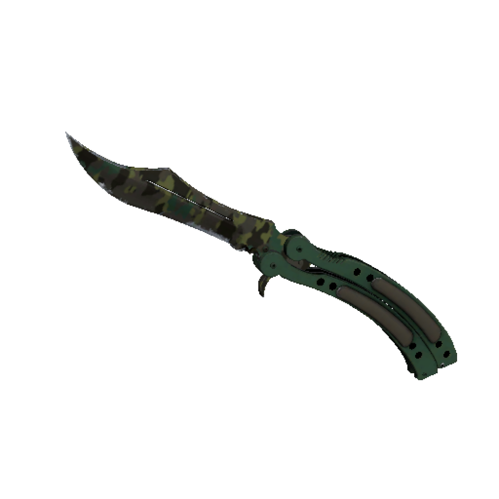 Butterfly Knife | Boreal Forest (Well-Worn) Butterfly Knife | Boreal Forest (Well-Worn)