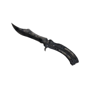 Butterfly Knife | Stained (Battle-Scarred)