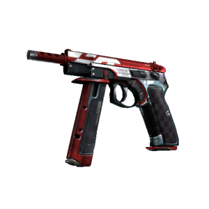 CZ75-Auto | Red Astor (Minimal Wear)