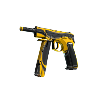 CZ75-Auto | Yellow Jacket (Well-Worn)