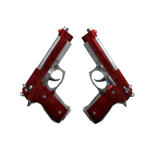 Dual Berettas | Hemoglobin (Factory New)