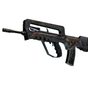 FAMAS | Eye of Athena (Battle-Scarred)