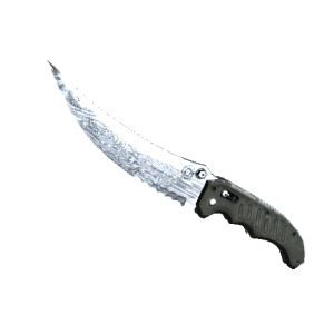Flip Knife | Damascus Steel (Minimal Wear)