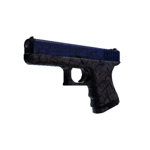 Glock-18 | Blue Fissure (Well-Worn)