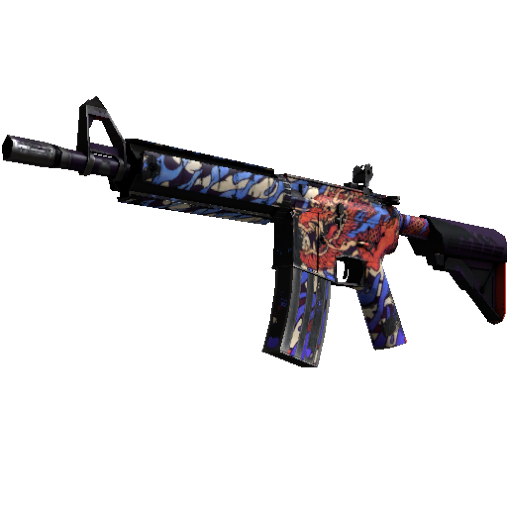 M4A4 | 龍王 (Dragon King) (Well-Worn) M4A4 | 龍王 (Dragon King) (Well-Worn)