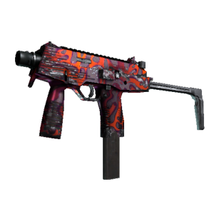 MP9 | Ruby Poison Dart (Well-Worn)