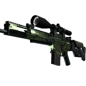 SCAR-20 | Green Marine (Well-Worn)