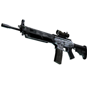 SG 553 | Damascus Steel (Field-Tested)