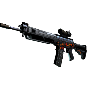 SG 553 | Heavy Metal (Minimal Wear)