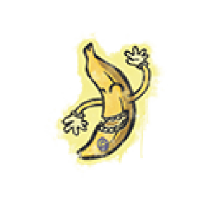 Sealed Graffiti | Banana