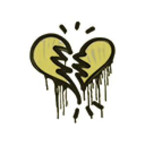 Sealed Graffiti | Broken Heart (Tracer Yellow)