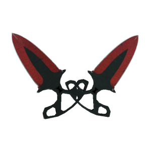 Shadow Daggers | Crimson Web (Well-Worn)