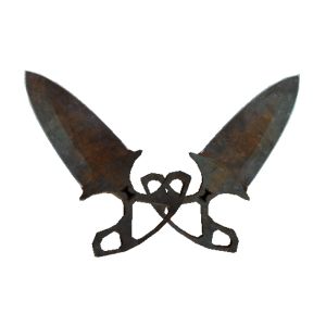 Shadow Daggers | Rust Coat (Battle Scarred)