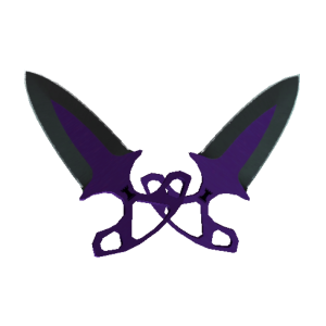 Shadow Daggers | Ultraviolet (Minimal Wear)