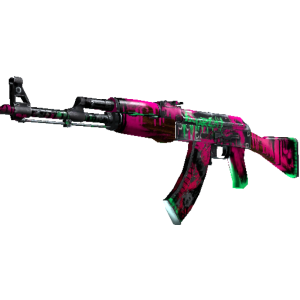 StatTrak™ AK-47 | Neon Revolution (Battle-Scarred)