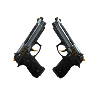 StatTrak™ Dual Berettas | Fans (Minimal Wear)