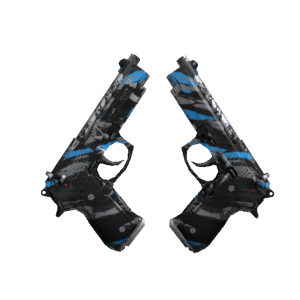 StatTrak™ Dual Berettas | Shred (Field-Tested)