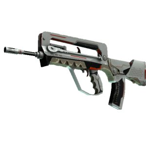 StatTrak™ FAMAS | Mecha Industries (Well-Worn)