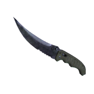 StatTrak™ Flip Knife | Blue Steel (Field-Tested)