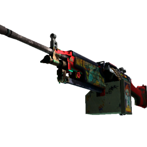 StatTrak™ M249 | Nebula Crusader (Battle-Scarred)