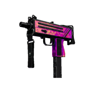 StatTrak™ MAC-10 | Disco Tech (Battle-Scarred)