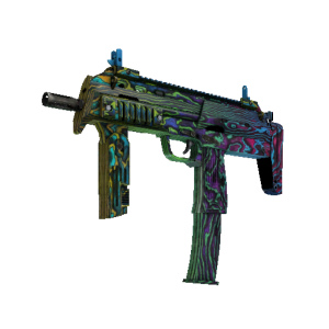 StatTrak™ MP7 | Neon Ply (Well-Worn)