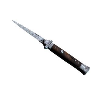 StatTrak™ Stiletto Knife | Damascus Steel (Field-Tested)