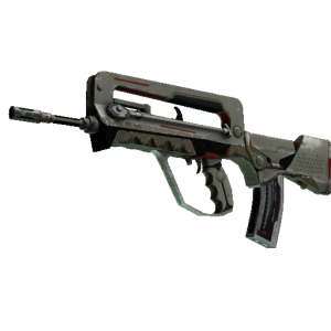 Stattrak ™ Famas | Mecha Industries (Battle-Scarred)