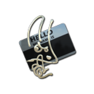 Sticker | Hello M4A1-S (Gold)