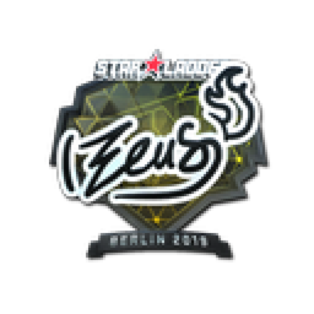 Sticker | Zeus (Foil) | Berlin 2019 Sticker | Zeus (Foil) | Berlin 2019
