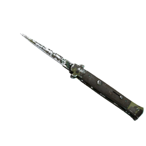 Stiletto Knife | Boreal Forest (Battle-Scarred)