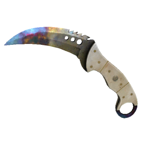Talon Knife | Case Hardened (Well-Worn)